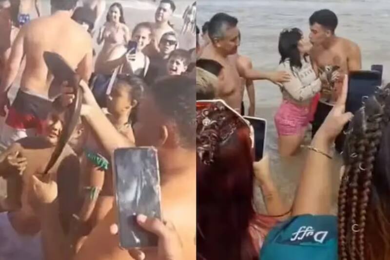 El clip generó duras críticas. Créditos: @porquetendencia