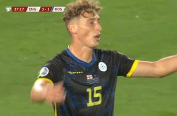 El insólito autogol de Kosovo ante Inglaterra por las clasificatorias a la Euro 2020