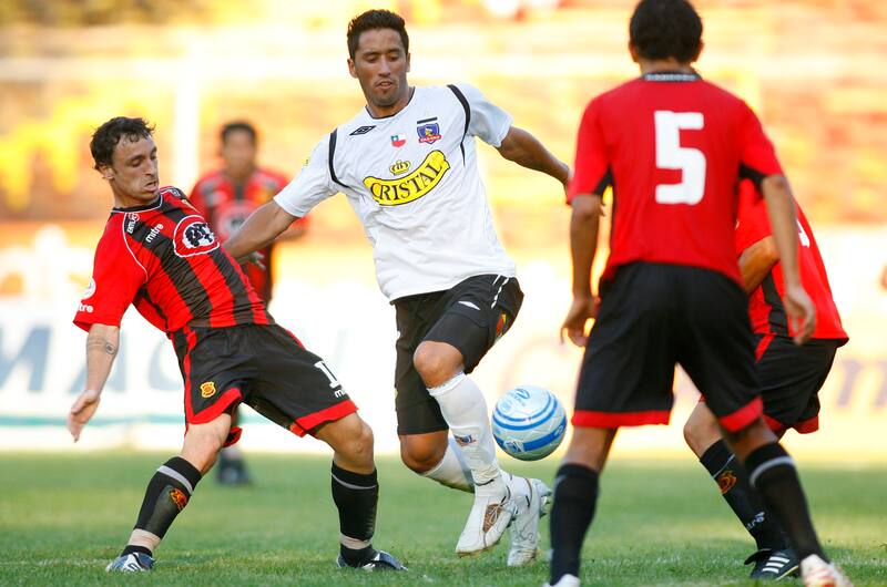 Mariano Celasco ante Colo Colo.