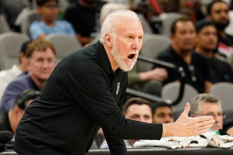 Gregg Popovich, entrenador y presidente de San Antonio Spurs.