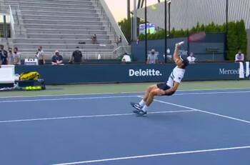 ¡A lo Chino Ríos! El increíble punto de Pablo Cuevas en el US Open