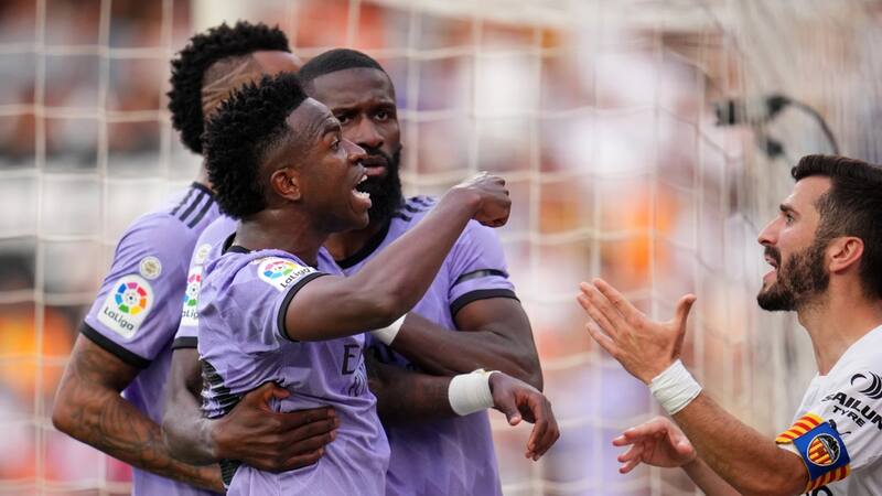 Vinícius fue víctima de ataques racistas en un partido en Valencia.