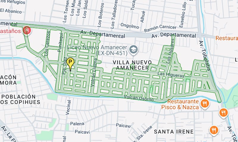 Más de cinco calles y pasajes se verán afectados por el corte de suministro. Foto: Aguas Andinas.