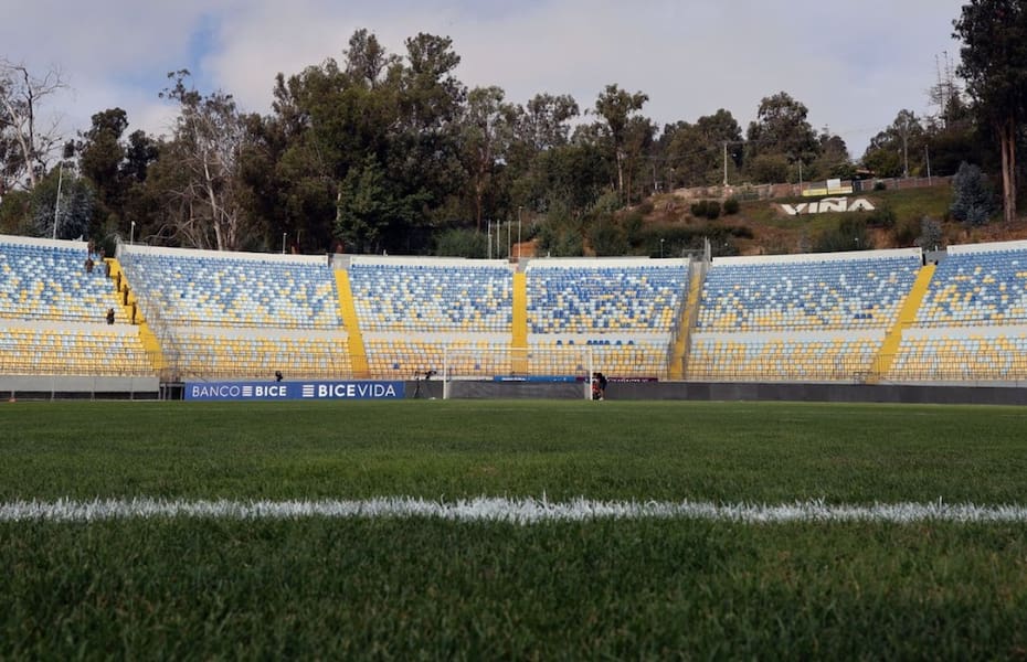 El recinto de Viña del Mar toma fuerza para albergar el primer amistoso entre Colo Colo y Real Valladolid.
