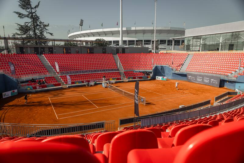 El Estadio Nacional ya está listo para volver a recibir la Copa Davis. Foto: Felipe Escobedo