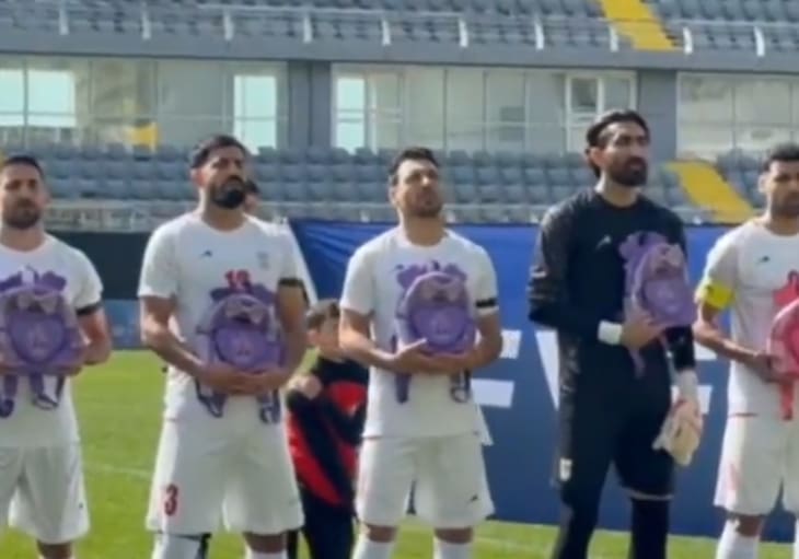 VIDEO | El homenaje de los jugadores iraníes por escuela bombardeada por EE.UU. e Israel