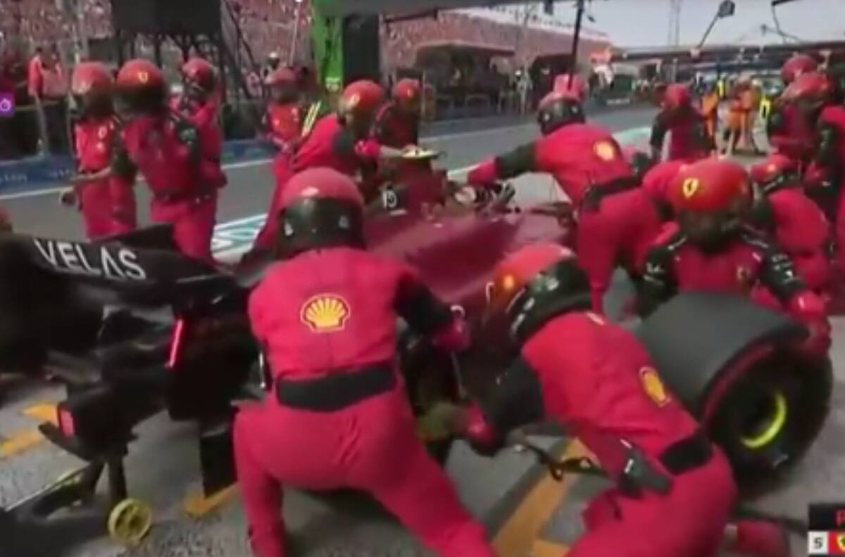 VIDEO | No llevaron la rueda: El increíble error de Ferrari con Carlos Sainz en el GP de Países Bajos