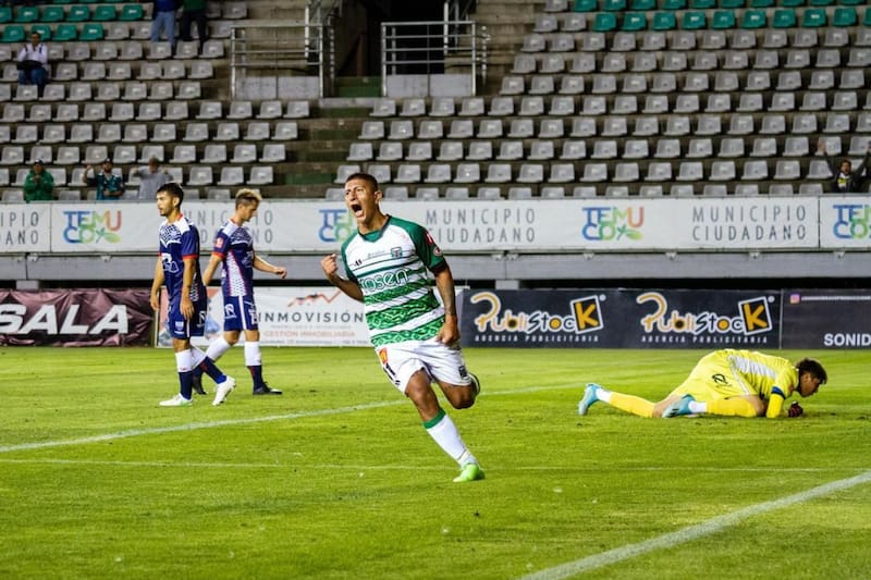 Germán Estigarribia en el 1-0 en la fecha 2. Foto: Instagram Temuco.
