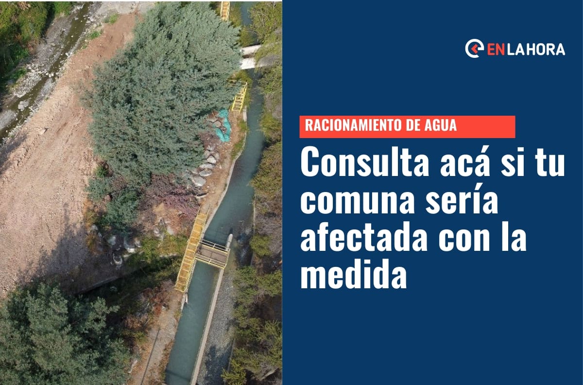 Racionamiento de agua: ¿Cuándo comenzaría en la Región Metropolitana y a quiénes afectará?