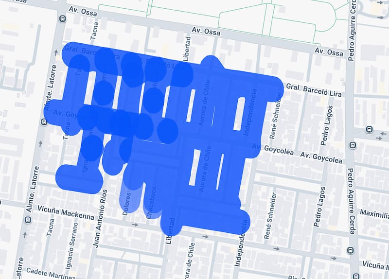 Este es el sector que tendrá interrupciones este martes. Foto: Enel.