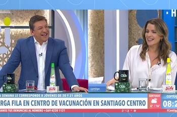 "¡A eso se le llama salir apurado!": Julio César Rodríguez siguió bromeando a Monserrat Álvarez tras hallar prenda interior en el suelo de su camarín