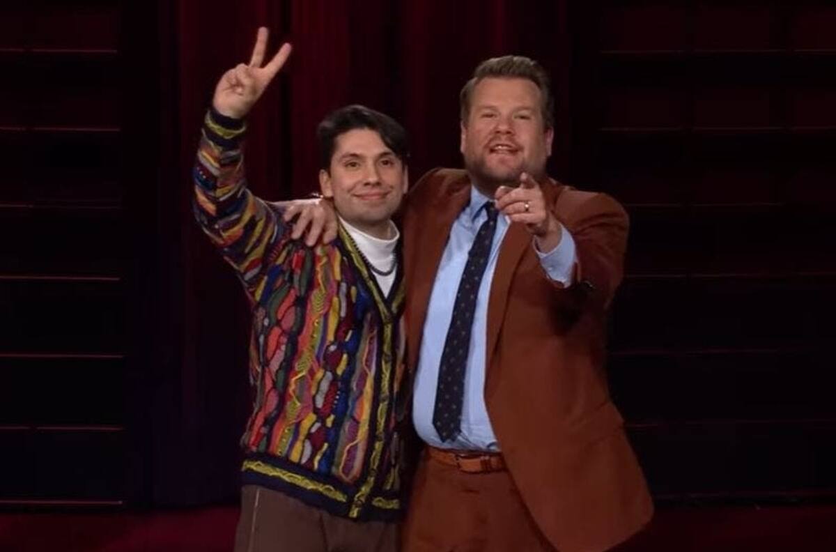 A un mes del Festival de Viña 2023, Fabrizio Copano triunfa en programa de James Corden
