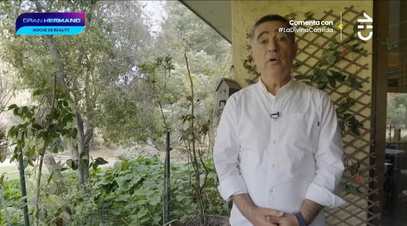 Este es parte de la terraza de la casa de Mario Desbordes