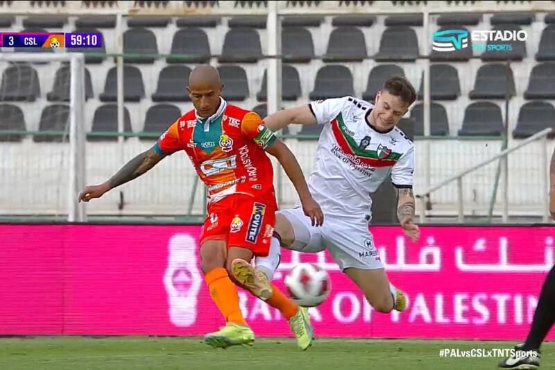 Bruno Barticciotto condicionó a Palestino en el partido ante Cobresal.