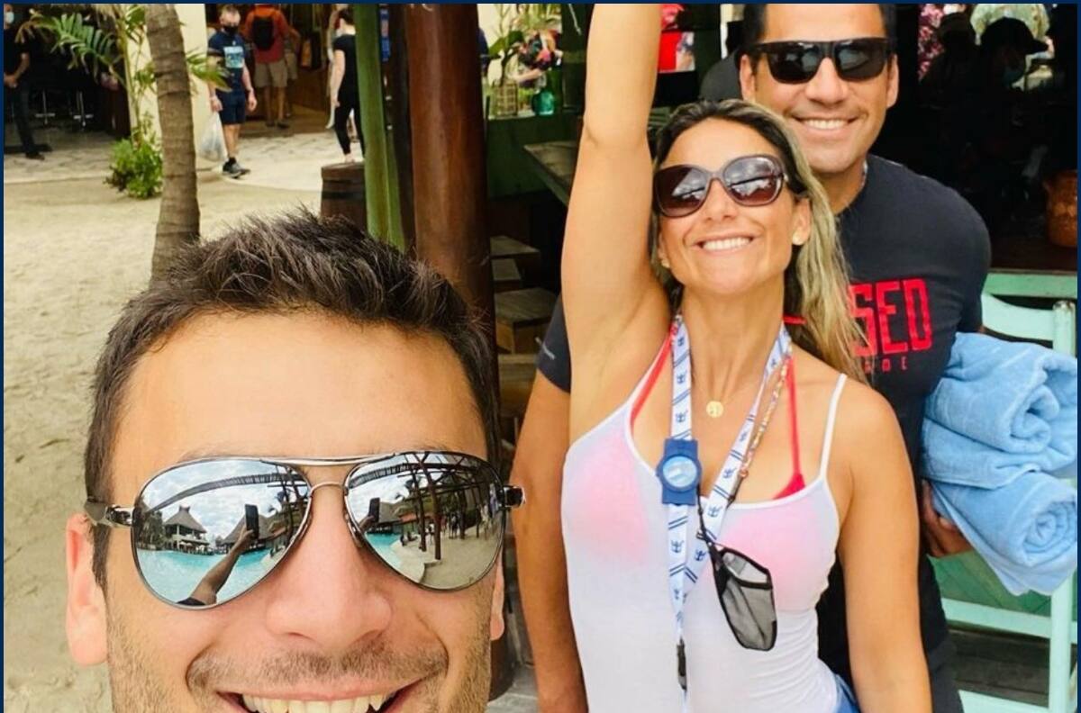 "Con tres guapetones": Fran Ayala sigue disfrutando de sus paradisiacas vacaciones con Hotuiti Teao y sus hijos