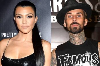 Kourtney Kardashian pasó el Día de los Caídos con su novio Travis Barker y sus hijos