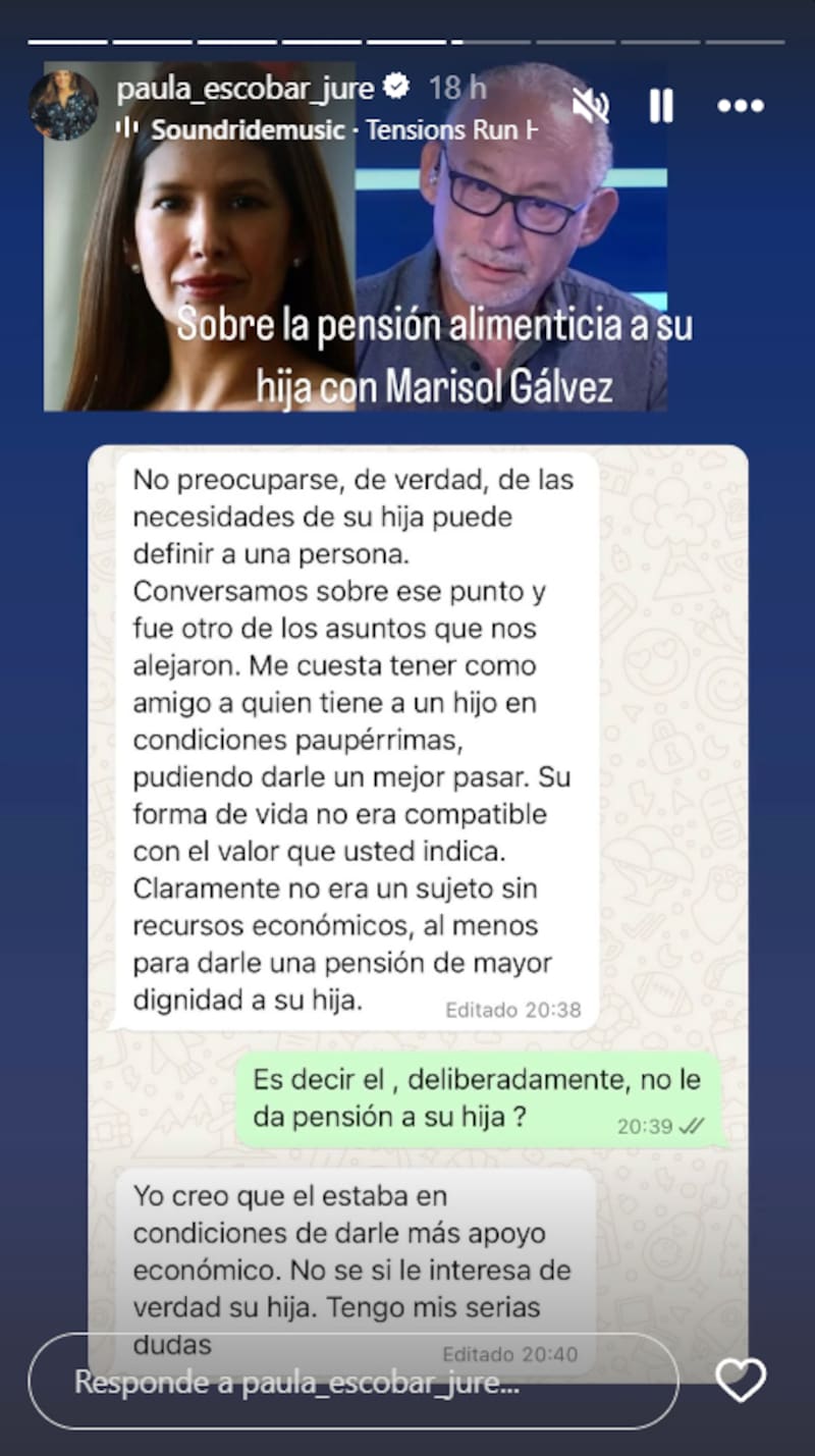 El comunicador fue criticado por un antiguo amigo.
