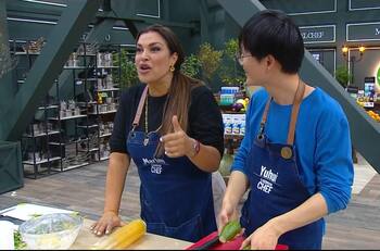 "Él tampoco ni habla": Marlen Olivari bromeó con Yuhui Lee por lo callado que es éste