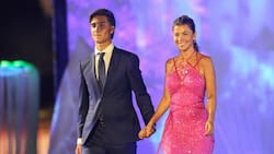 Dominic Labbe acompañó a su mamá, Pancha Merino, en la alfombra roja de la Gala Viña 2023