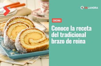 Receta Brazo de reina: Así se prepara en casa, fácil y rápido