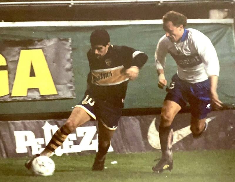 Amistoso en La Bombonera, agosto de 1997, Boca Juniors 2 , UC 3.