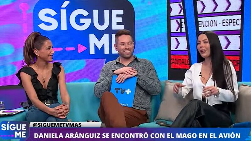 se reencontró con su exesposo. Créditos: Pantallazo CHV