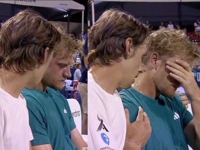 Tuvo cinco matchs points, perdió su quinta final en la ATP y terminó llorando desconsoladamente