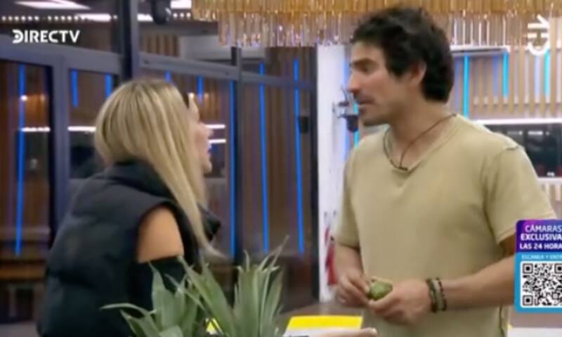 Camila Andrade y Sebastián Ramírez tuvieron polémica conversación.