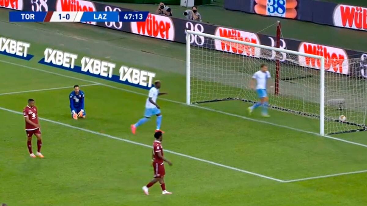 Apareció el goleador: Ciro Immobile anotó el empate de Lazio ante Torino