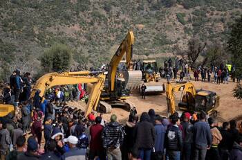 Murió Rayan, el niño marroquí que estuvo atrapado cinco días en un pozo