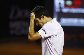 Cristian Garín cayó ante Kei Nishikori y se despidió del ATP de Barcelona