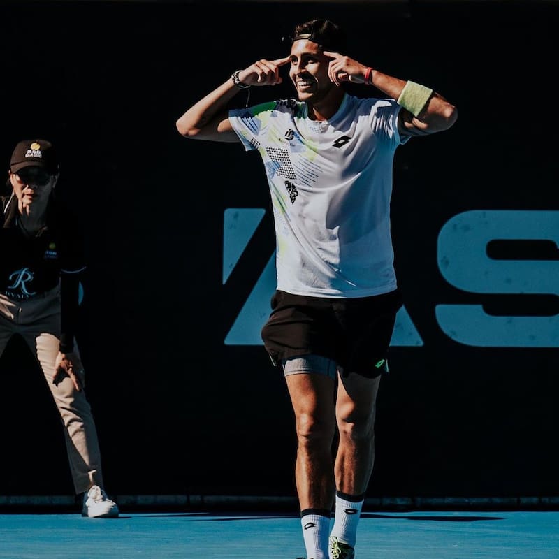 El tenista chileno se metió en la gran final del ATP 250 de Auckland. Foto: ATP Auckland.