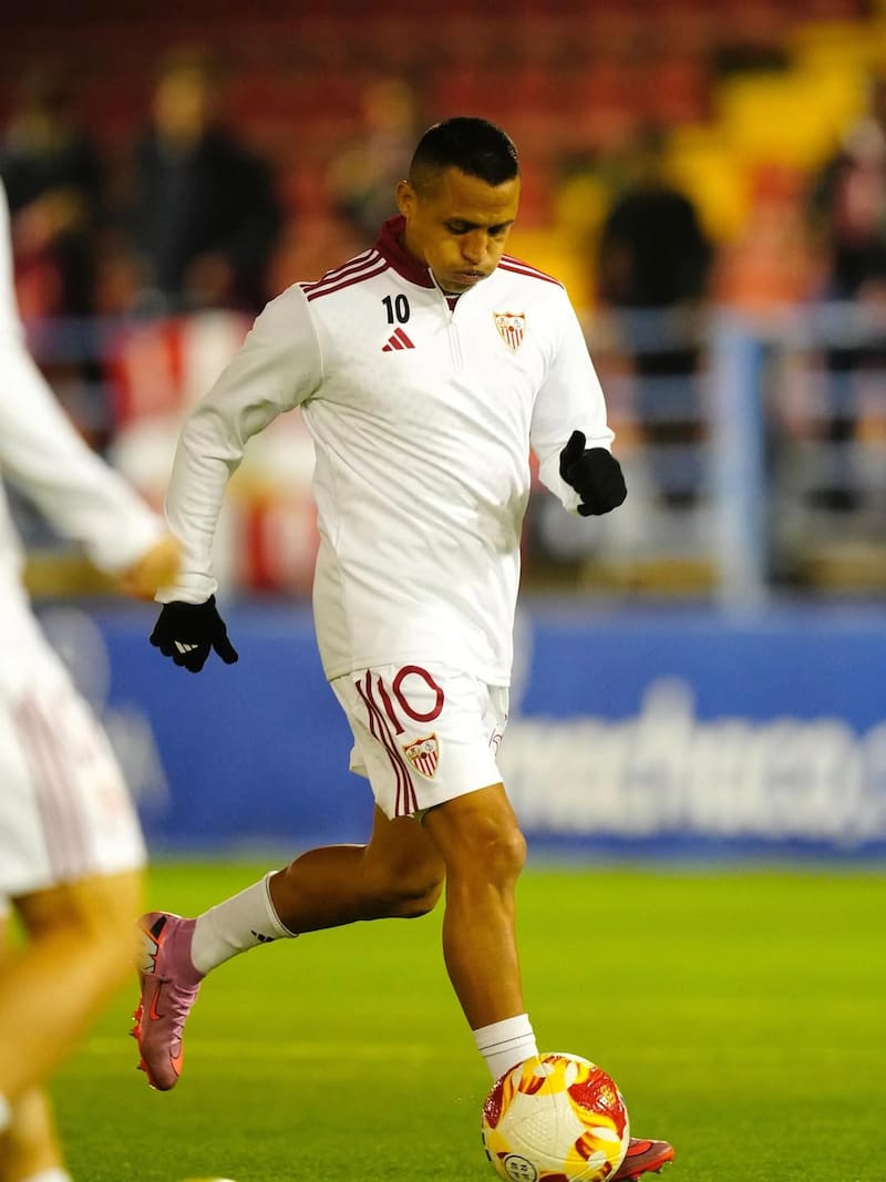 Maravilla fue uno de los jugadores peor evaluados en el Sevilla ante el Extremadura. Foto: @SevillaFC