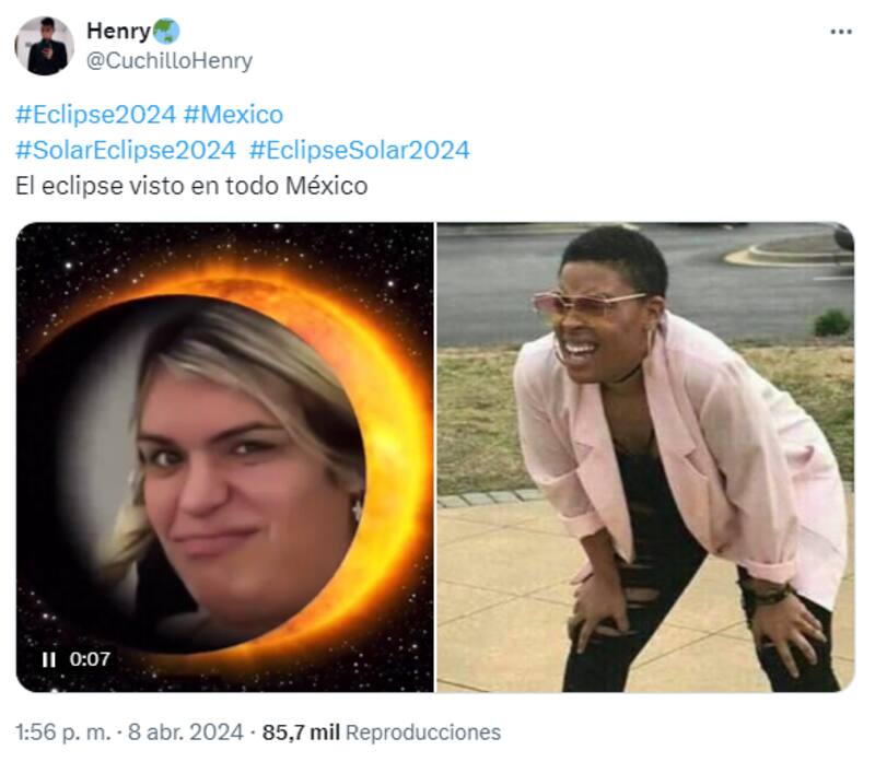 Memes que dejó el eclipse.