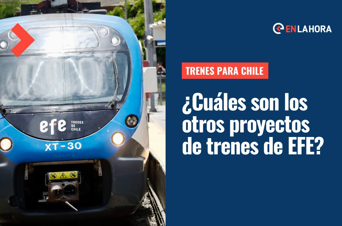 Trenes para Chile: ¿Cuáles son los otros proyecto ferroviarios de EFE?