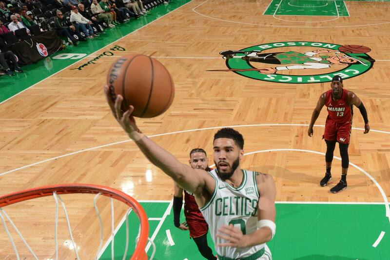 versus Miami Heat. Foto: Boston Celtics.
