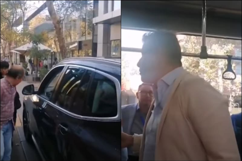 El momento ocurrió en la comuna de Providencia.