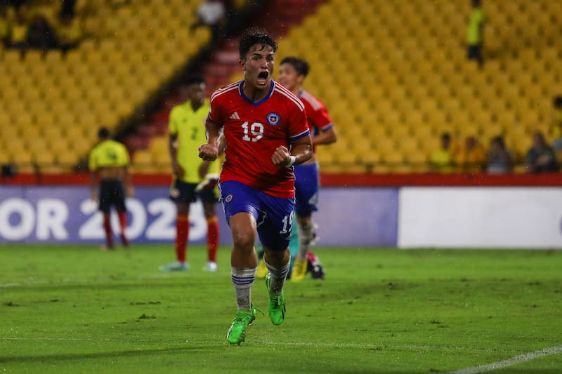 Chile venció a Colombia y se jugará ante Ecuador su clasificación al hexagonal del Sudamericano Sub 17. (Foto: ANFP)