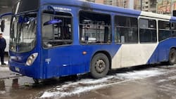 VIDEO | Queman micro en Santiago Centro: Carabineros detuvo a 5 personas