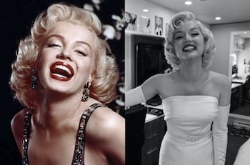 FOTOS| El increíble parecido de Armas como Marilyn Monroe en la película "Blonde"