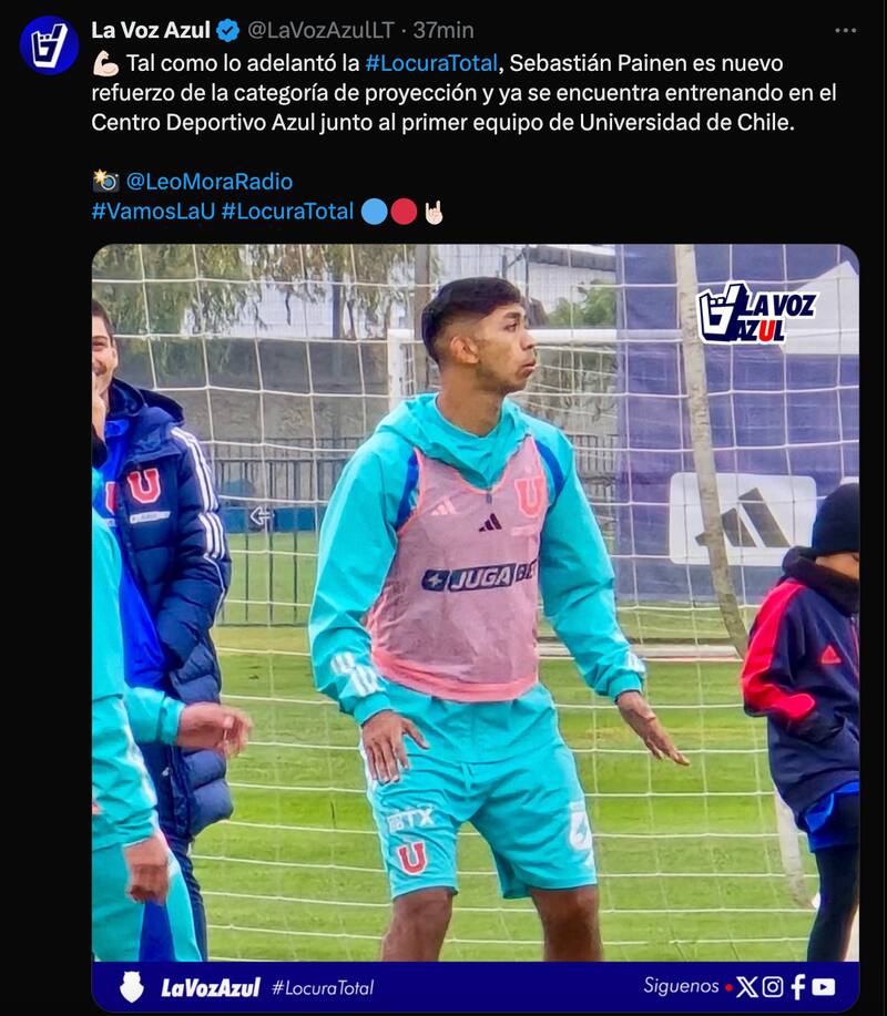 Universidad de Chile sumó a un zaguero proveniente de Huachipato como nuevo refuerzo.