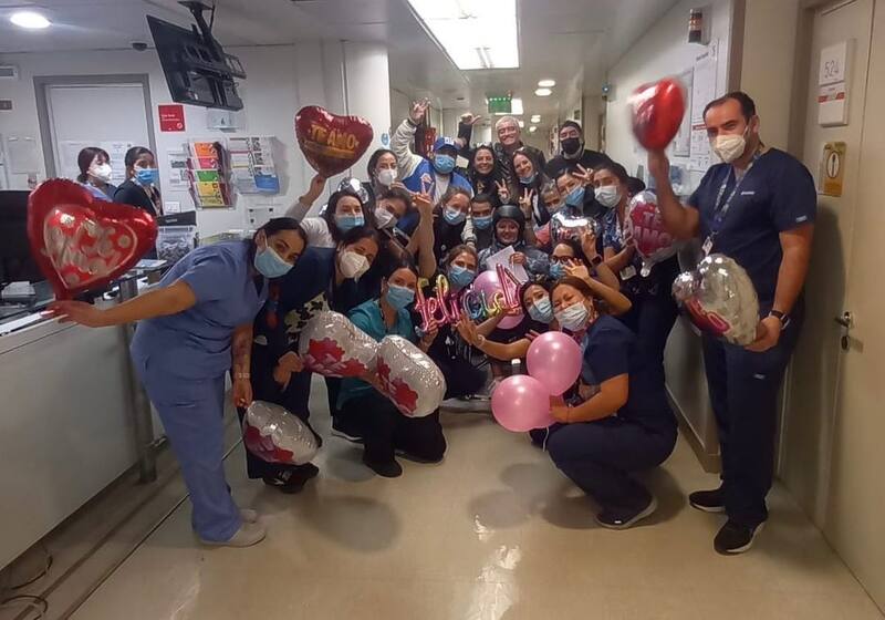 La emoción de Mauricio Flores