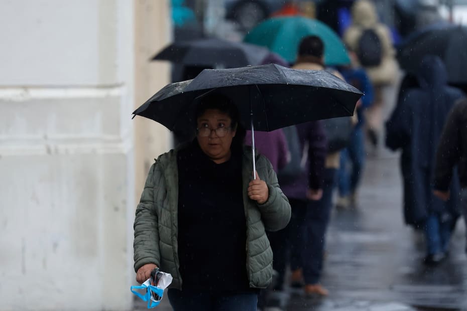 Las precipitaciones comenzarán durante la tarde del sábado en la capital. Créditos: Sebastián Cisternas/Aton Chile.