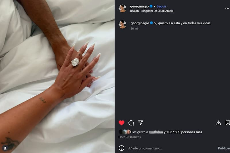 La noticia fue anunciada por la pareja del deportista a través de redes sociales, donde ya acumula más de un millón de reacciones.