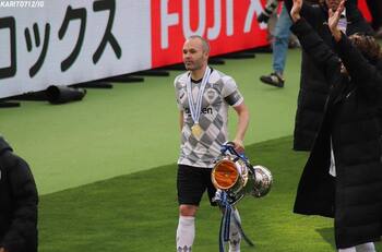 Iniesta aportó con una magnífica asistencia para el título del Vissel Kobe