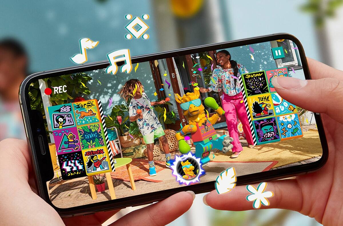 Lego no quiere ceder en el mercado y lanza una app con las mismas características que TikTok
