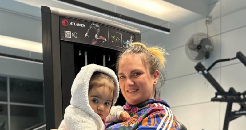 La deportista fue madre por primera vez en 2021.