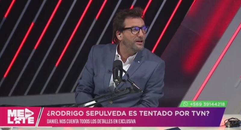 Daniel Fuenzalida en "Me Late Digital". Foto: Zona Latina.