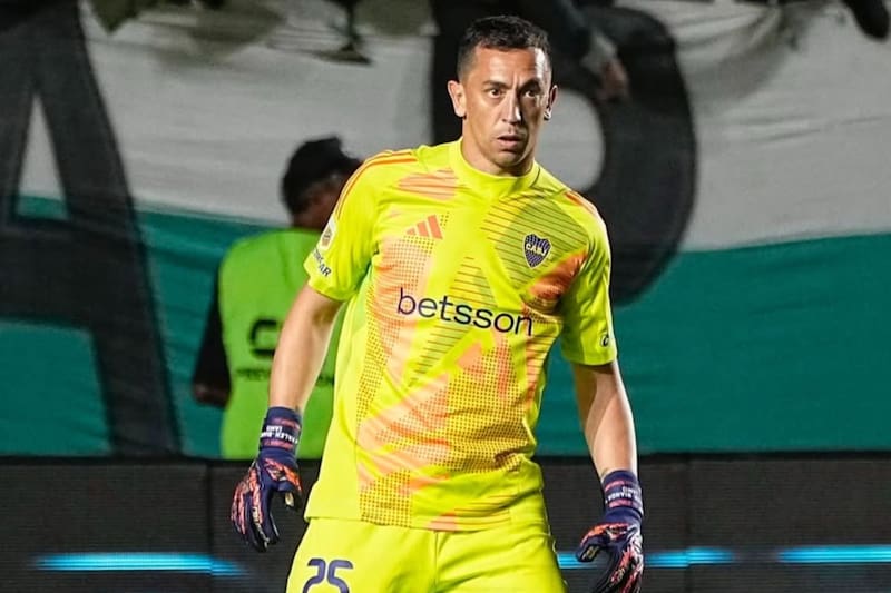 El portero será baja ante la UC. Foto: @agustinmarchesin1