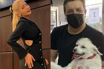 "¿Quiere que le traiga un plato, señorita?": Natu Paulina vivió tierno momento con la perrita de Julio César Rodríguez, Blanquita